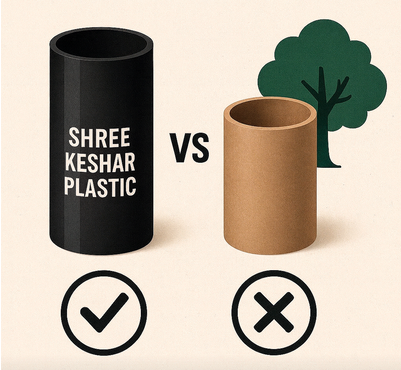 Paper tube replacement pipes comparison